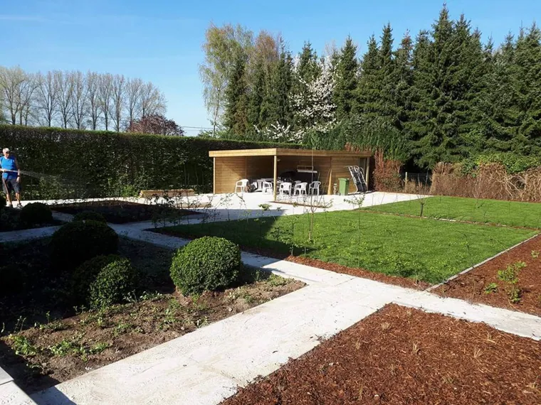 Tuinaanleg door Lumen bv in Herk-de-Stad