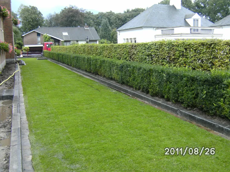Voorbeeld van tuinaanleg in Limburg