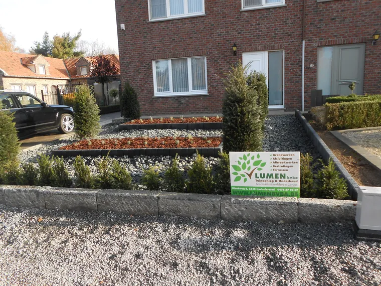 Voorbeeld van tuinaanleg in Limburg