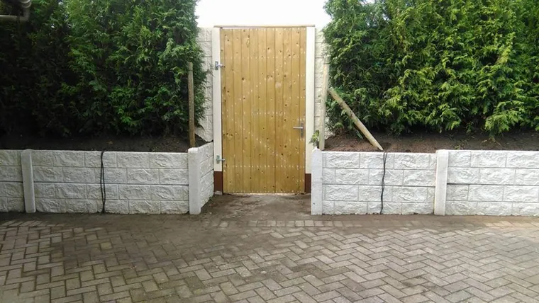Houten omheining door Lumen bv