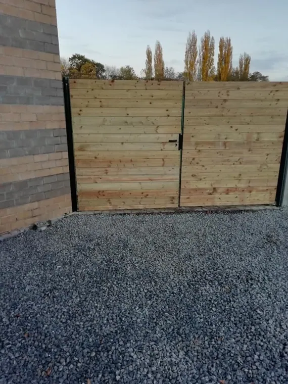 Houten omheining door Lumen bv